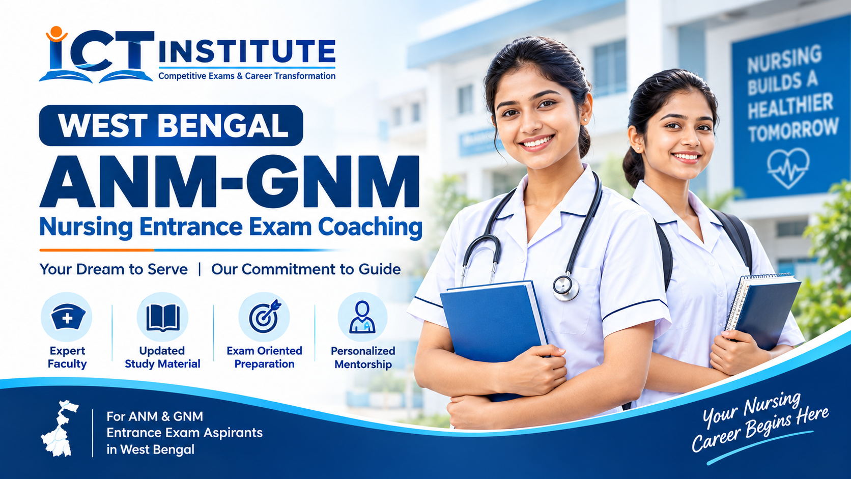ANM & GNM Exam Preparation at ICT Institute